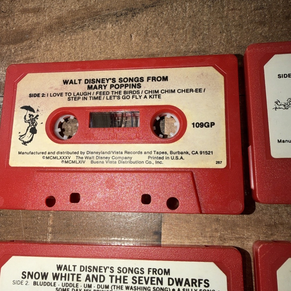 Vintage Walt Disney Storyteller Audio Cassette Tapes Mixed Lot of 6 Mulan - Picture 2 of 14